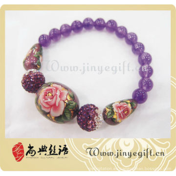 Wholesale Pure Charm Beaded Bracelet With Natural Stone